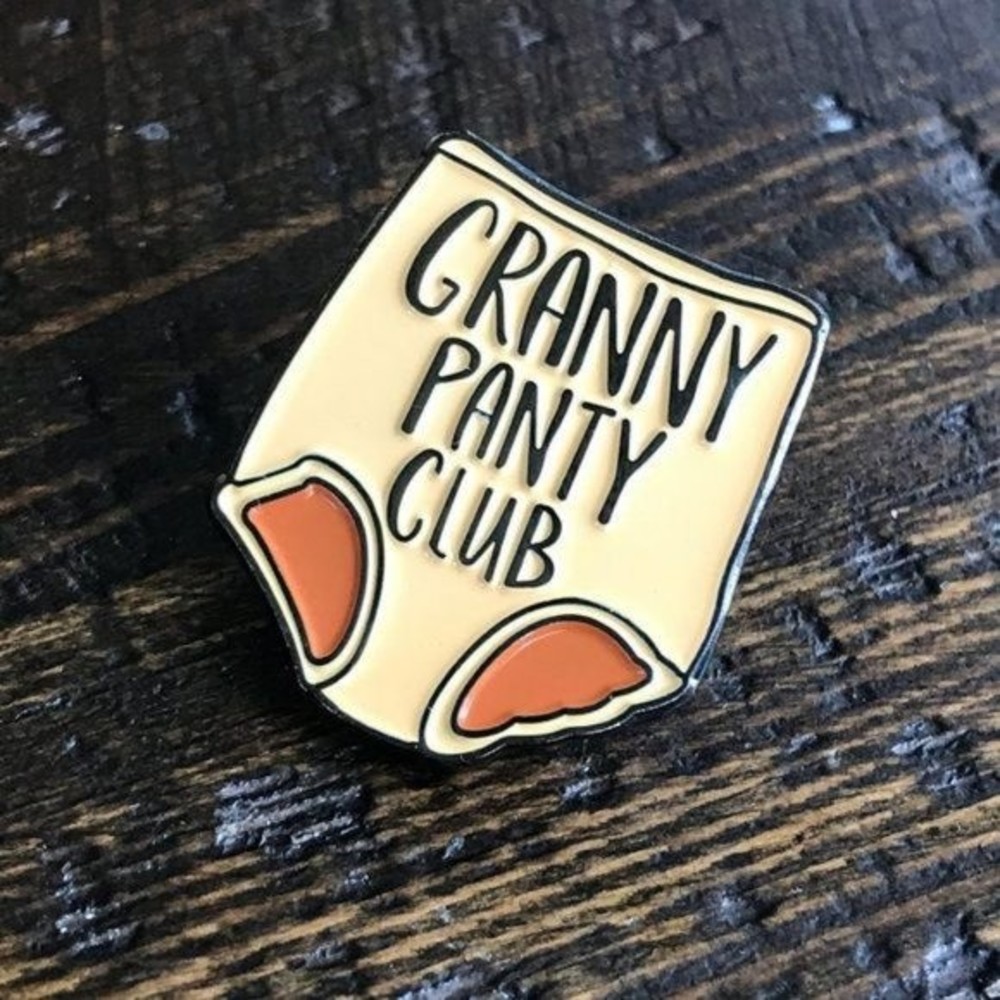 GRANNY PANTY CLUB Hilarious IYKYK Collectible Enamel Pin LAST ONE! 813